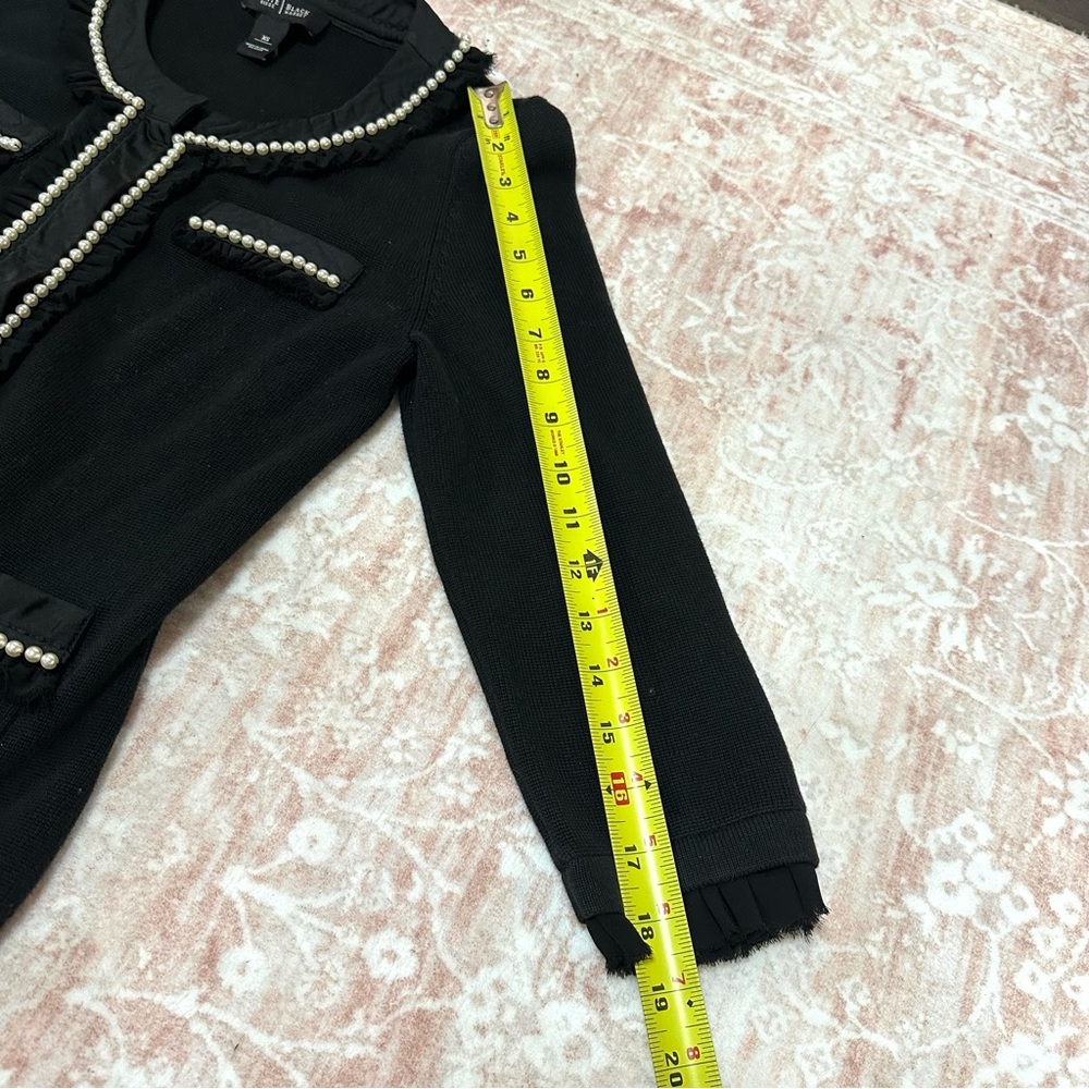 WHBM Pearl Embellished Knit Cardigan Jacket - Picture 11 of 12